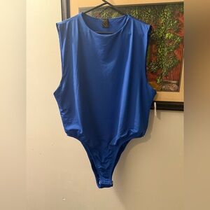 Blue bodysuit